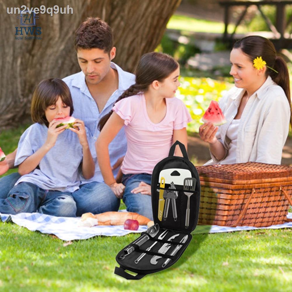 Travel Cooking Utensils Organizer Portable Camping Cooking Utensils Storage Bag