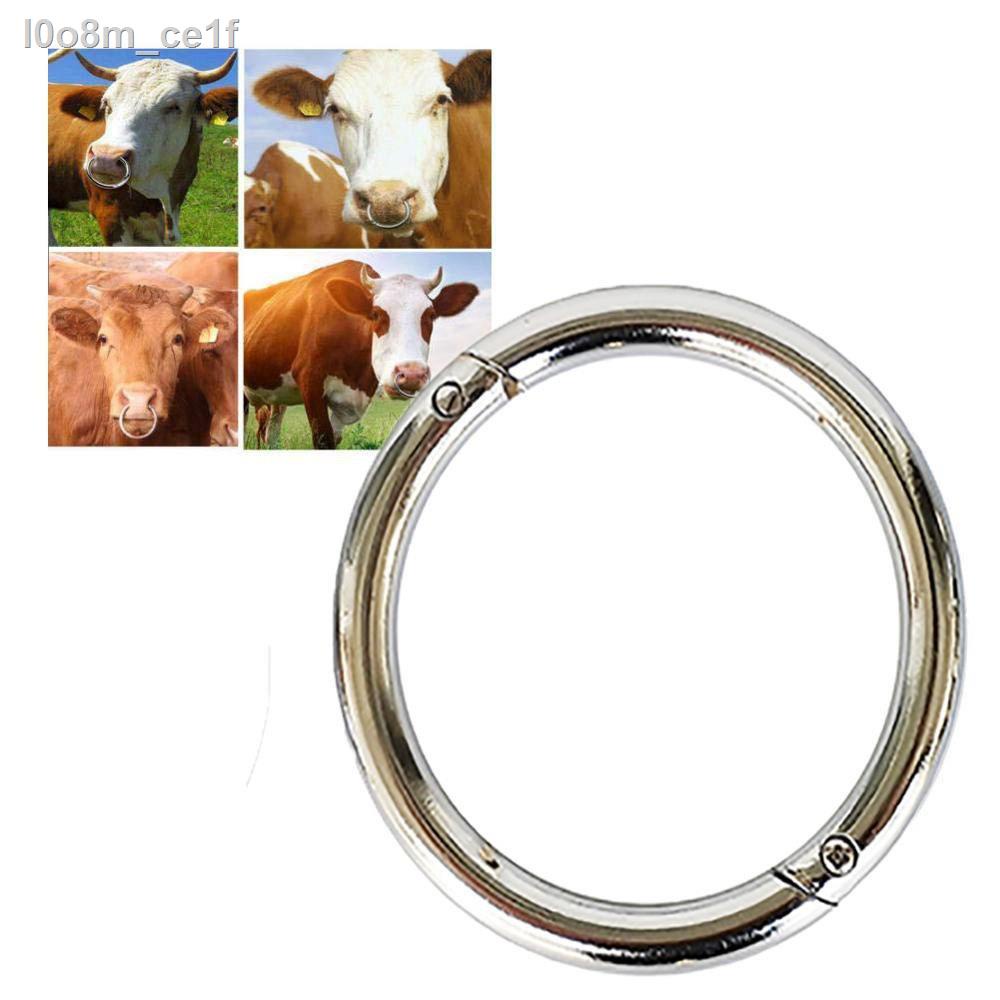 Big Cattle Nose Ring Cattle traction ring Large Circle Stainless Steel Bull Cow Cattle Nose Ring Hus