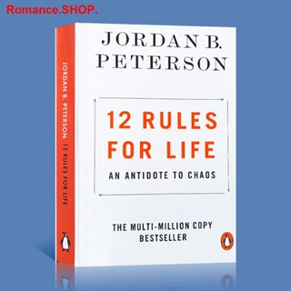 [new]♙12 Rules For Life: An Antidote To Chaos By Jordan B. Peterson In English Success Motivation Reading Books หนังสือภ