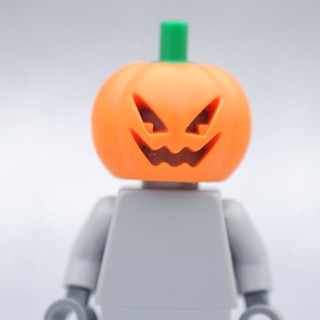 LEGO Pumpkin Jack O Lantern Head HEADGEAR - LEGO® Minifigures Authentic เลโก้แท้