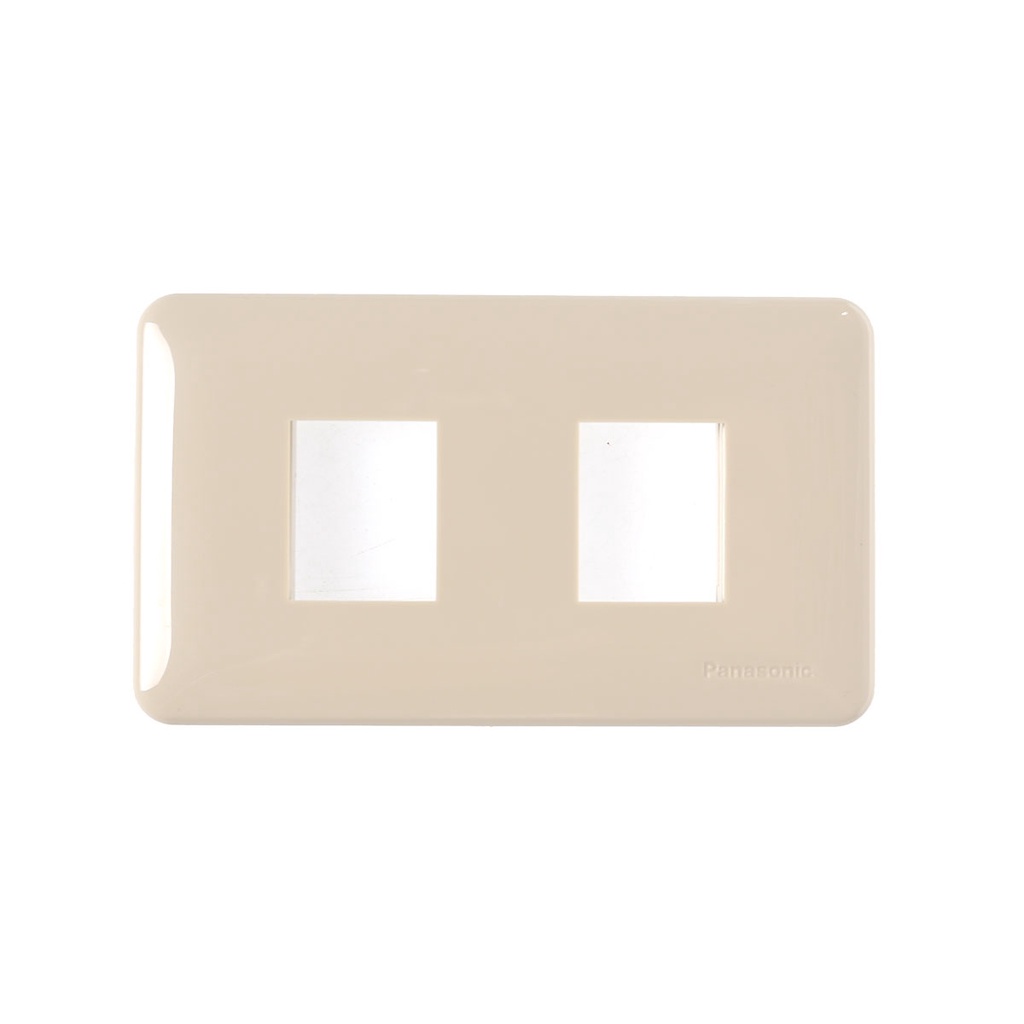 THE RICH BUYER PANASONIC ฝาเมจิก 2 ช่อง รุ่น WNG6802W ฝาครอบปลั๊ก ฝาครอบสวิตซ์ หน้ากากสวิตซ์ หน้ากาก