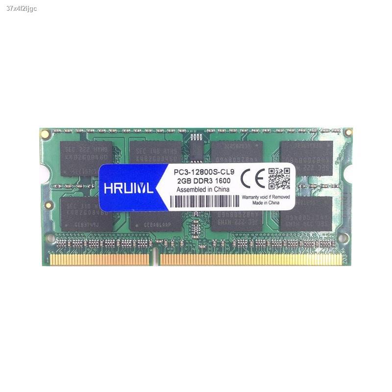 HRUIYL 2G 4G 8G DDR3 1600 MHZ 1600mhz SO-DIMM DDR3 4GB 8GB 2GB Memory Ram Memoria sdram PC3-12800S For Laptop Notebook