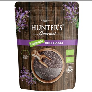 ฮันเตอร์ กูเมต์ เมล็ดเจียออแกนิก Hunters Gourmet Organic Chia Seeds 300g