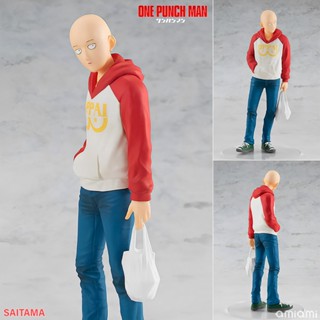 Figure ฟิกเกอร์ Pop Up Parade One Punch Man วันพันช์แมน ไอ้หนุ่มหมัดเดียว Saitama ไซตามะ โล้นซ่า Oppai Hoodie โมเดล Gift