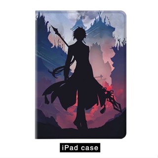 Genshin Zhongli เคสไอแพด air 1/2/3/4/5 mini 4/5/6 เคส ipad 10.2 gen 7 8 9 cover gen10 2022 pro11 gen5 6 tri-fold case