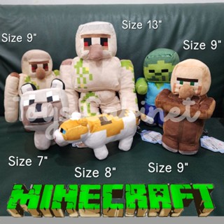 ✳️พร้อมส่ง✳️ ตุ๊กตา Minecraft มายคราฟ มายคราฟท์ Fox จิ้งจอก Zombie ซอมบี้ งานลิขสิทธิ์แท้ จากญี่ปุ่น