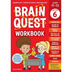 Asia Books หนังสือภาษาอังกฤษ BRAIN QUEST WORKBOOK: GRADE 6 (REVISED E