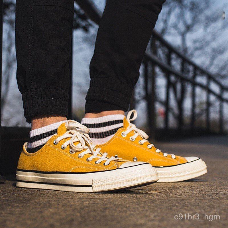 ♙[ลิขสิทธิ์แท้] Converse All Star 70 Sunflower Yellow ox สีเหลือง (Classic Repro) [U] NEA รองเท้า คอนเวิร์ส รีโปรรองเท้า