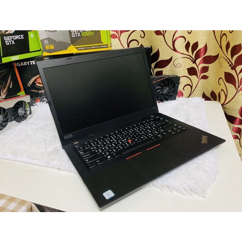 โน๊ตบุ๊คมือสองสภาพดี Lenovo Thinkpad L480 i5-8250U | RAM 8 GB | SSD 120GB