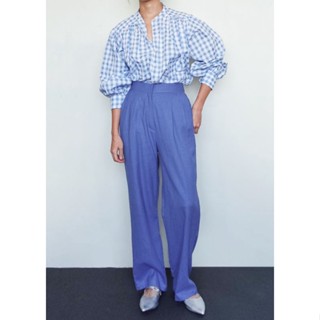 Linen cotton compfy pants,more and more purple