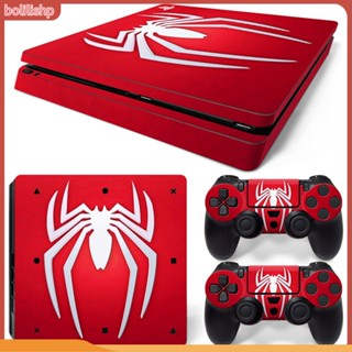 &lt;Bolilishp&gt; fashion Spider-Man สติ๊กเกอร์สำหรับตกแต่ง Sony Playstation 4 PS 4 Slim