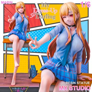 งานแท้ งานปั้น MX Studio My Dress Up Darling หนุ่มเย็บผ้ากับสาวนักคอสเพลย์ Marin Kitagawa คิตากาวะ มาริน 1/6 Resin Model