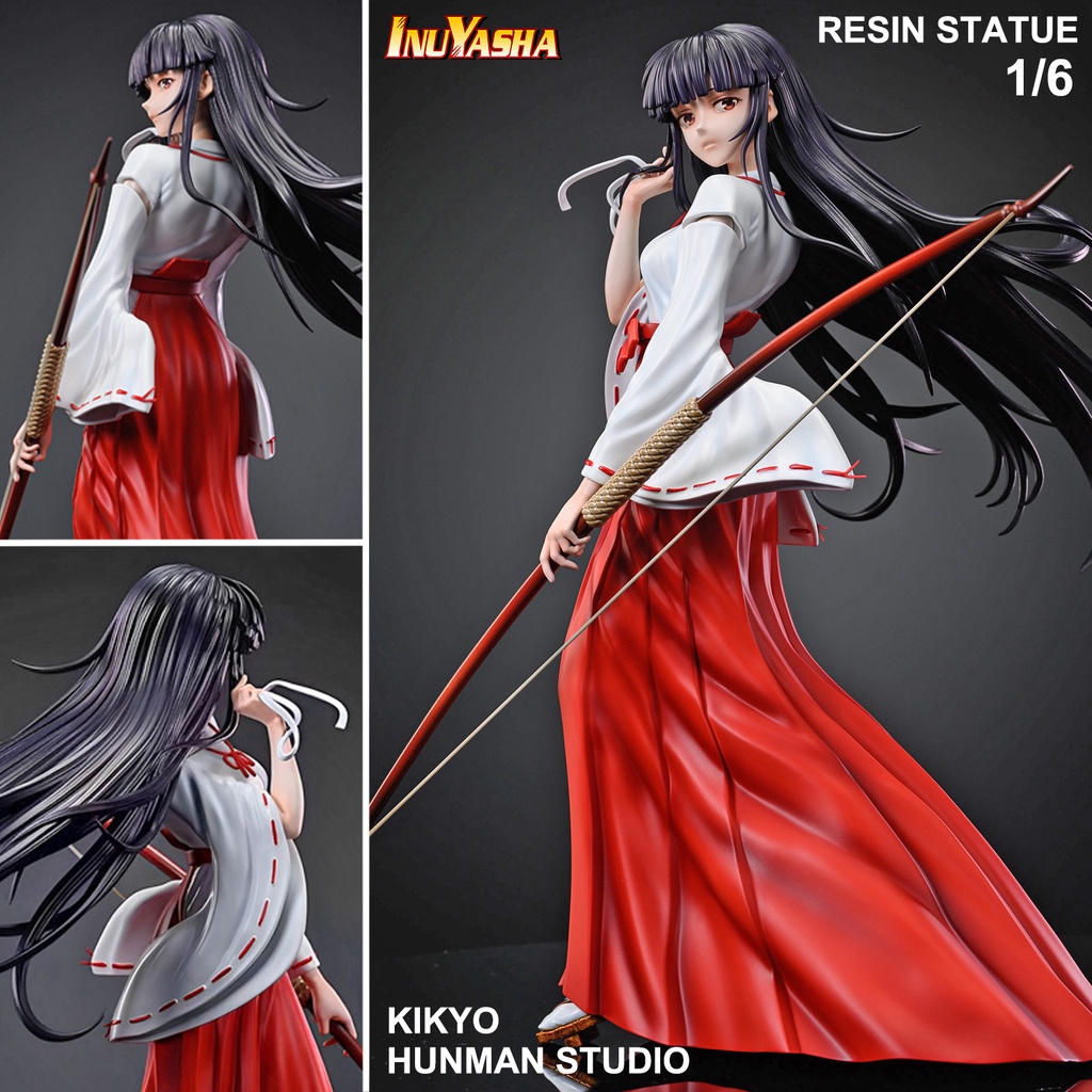 ของแท้ งานเรซิ่น GK Resin Soul Man Studio Inuyasha อินุยาฉะ เทพอสูรจิ้งจอกเงิน Kikyo คิเคียว ผู้คุ้ม