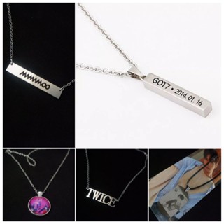 สร้อยคอ got7 Jackson twice mamamoo itzy สินค้าพร้อมส่งจากไทย