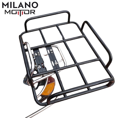 ตะเเกรงท้ายมอเตอร์ไซค์ ตะแกรงท้ายมอเตอร์ไซค์ ตะแกรงวางกล่องอาหารสำหรับ เหล็กตะแกรงท้าย มอเตอร์ไซต์ m