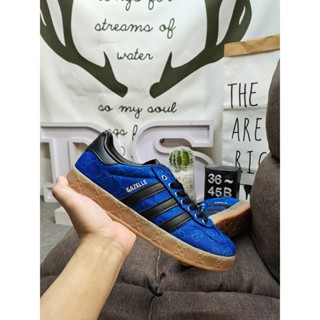 Gucci x adidas Original รองเท้าสเก็ตลําลอง ส้นแบน แบบผูกเชือก สําหรับคู่รัก
