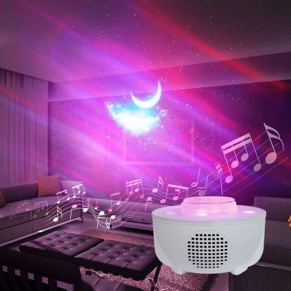 The Largest Coverage Aurora Galaxy Lights Projector 2.0, FLITI Star Projector, with Changing Nebula 