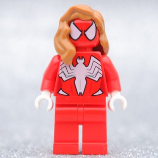 LEGO Spider Girl Red HERO MARVEL - LEGO เลโก้ มินิฟิกเกอร์ ตัวต่อ ของเล่น