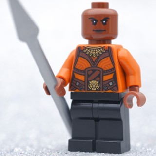 LEGO Okoye Dark Orange Suit HERO MARVEL - LEGO เลโก้ มินิฟิกเกอร์ ตัวต่อ ของเล่น