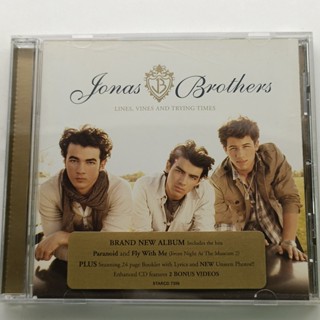 แผ่น CD เพลง Jonas Brothers Lines Vines &amp; Trying Times South Africa Only Dismantled