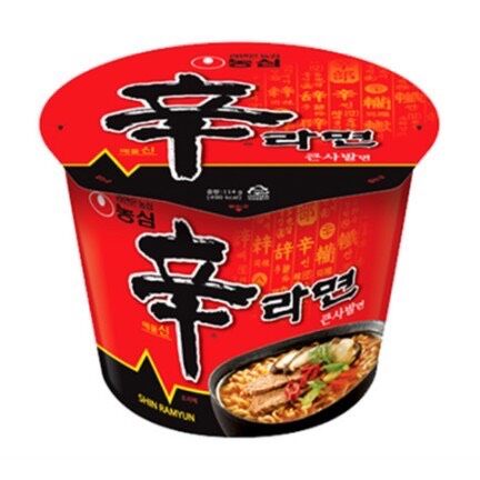 มาม่าเกาหลี Nong Shim Shin Ramyun Noodle Soup Cup 114g
