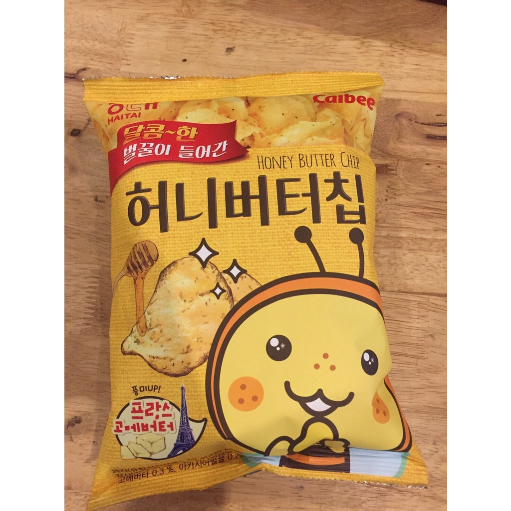 ขนมมันฝรั่งเกาหลี รสเนยน้ำผึ้ง haitai honey butter chip 60g 허니버터칩