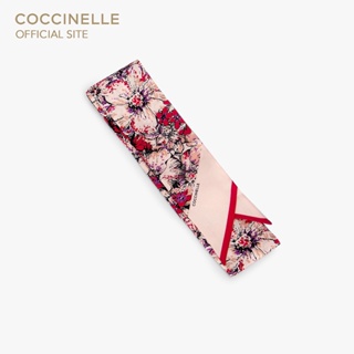 COCCINELLE FLOWER PRINT Tie 460101 ผ้าพันคอผู้หญิง