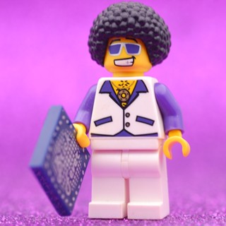 LEGO Disco Dude Series 2 *used ( สินค้ามือสอง )  LEGO เลโก้ มินิฟิกเกอร์ ตัวต่อ ของเล่น