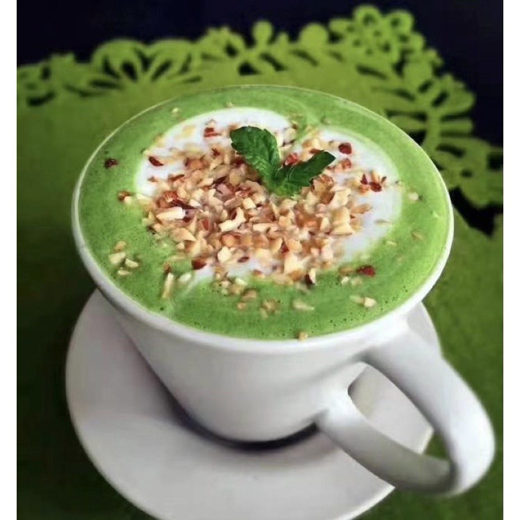 🌈สินค้าพร้อมส่ง🌈ผงชาเขียวมัทฉะแท้100% Matcha  Green Tea นำเข้าจากญีปุ่น 100กรัมA++ - รูปที่ 2