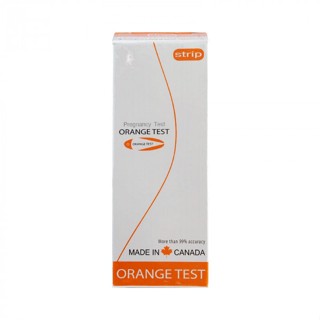 ORANGE TEST STRIP(PREGNANCY) ชุดตรวจการตั้งครรภ์ (Strip-ชนิดแผ่นจุ่ม)