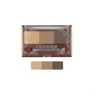 CEZANNE Nose&amp;Eyebrow Powder เมคอัพเขียนคิ้วชนิดฝุ่น