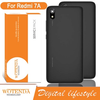 ฝาครอบแบตเตอรี่ พร้อมเลนส์กล้อง คุณภาพสูง แบบเปลี่ยน สําหรับ Xiaomi Redmi 7A Redmi 7A