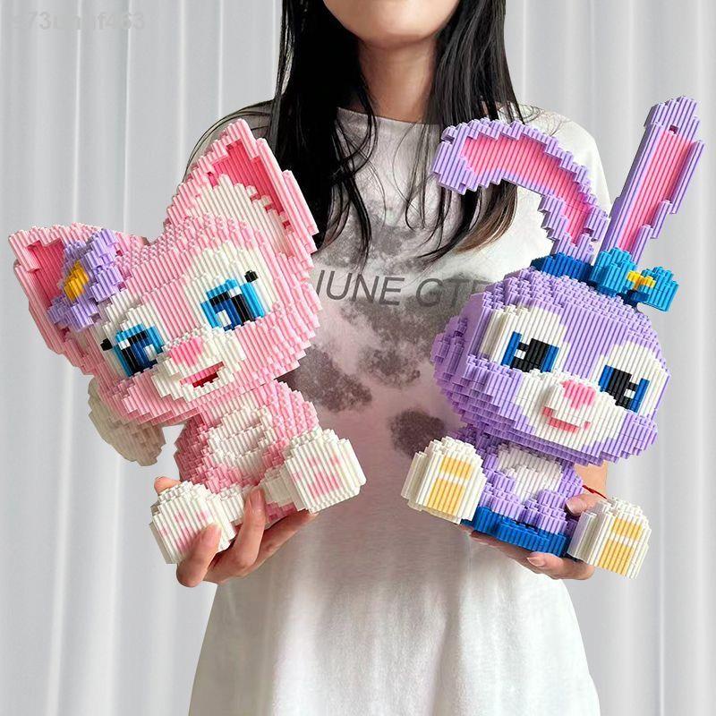 ของเล่นปริศนาStar dew girl ของขวัญ Lena Bell เข้ากันได้กับเลโก้บล็อกตัวต่อปริศนาอนุภาคขนาดเล็กรุ่นขอ