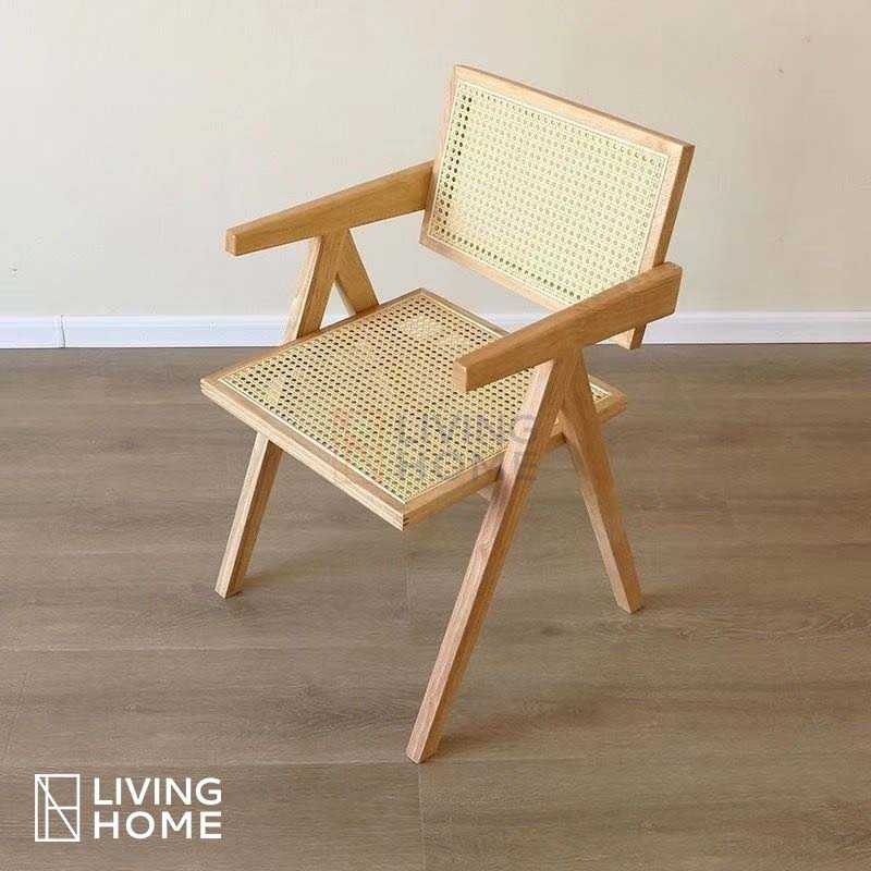 เก้าอี้นั่งเล่นสไตล์มินิมอล รุ่น AB508 สีธรรมชาติ | Livinghome Furniture Mall.