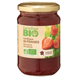 คาร์ฟูร์แยมสตรอเบอร์รี่ 360กรัม  /  Carrefour Confiture De Fraises 360g.