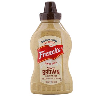 เฟร้นช์สสไปซี่บราวน์มัสตาร์ด 340กรัม  /  FrenchS Spicy Brown Mustard 340g.