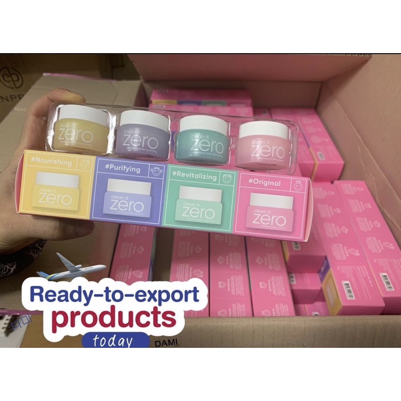 🔥พร้อมส่ง🔥Banila CO Clean It Zero7 ml.ไซต์เดินทางแยกชิ้น🎁สินค้าแท้100%✅ฉลากไทย หมดอายุ 07/2025⭐️ไม่แ