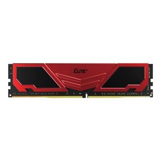 คอมพิวเตอร์ || 16GB (16GBx1) DDR4 3200MHz RAM (หน่วยความจำ) TEAM ELITE PLUS DDR4 (RED &amp; BLACK) (TPRD416G3200HC2201)