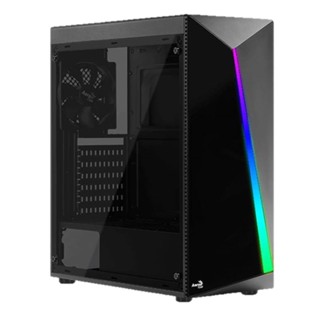 อุปกรณ์คอมพิวเตอร์  CASE (เคส) AEROCOOL SHARD (BLACK) (ATX)