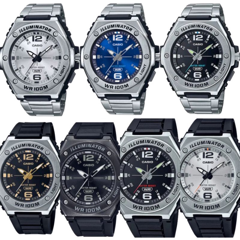 CASIOนาฬิกาข้อมือผู้ชายMWA-100HD MWA-100Hของแท้รับประกัน 1ปี