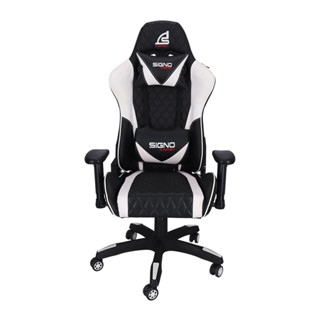 GAMING CHAIR (เก้าอี้เกมมิ่ง) SIGNO E-SPORT BAROCCO (GC-203BW) (BLACK-WHITE) (สินค้าต้องประกอบก่อนใช้งาน)--