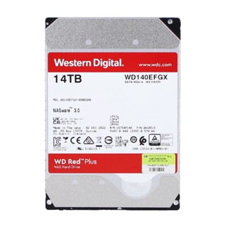 อุปกรณ์จัดเก็บข้อมูล ::: 14 TB 3.5" HDD (ฮาร์ดดิสก์ 3.5") WD RED PLUS - 7200RPM SATA3 (WD140EFGX)