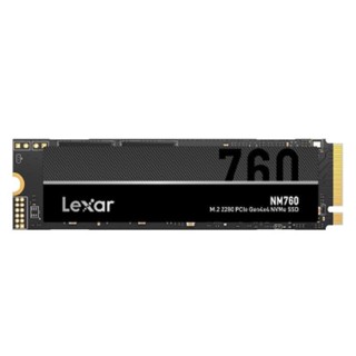 อุปกรณ์จัดเก็บข้อมูล [ 512GB SSD (เอสเอสดี) LEXAR NM760 PCIe G4x4 NVMe M.2 2280 (LNM760X512G)