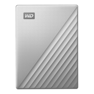 อุปกรณ์จัดเก็บข้อมูล -- 2 TB PORTABLE HDD (ฮาร์ดดิสก์พกพา) WD MY PASSPORT ULTRA (SILVER) (WDBC3C0020BSL)