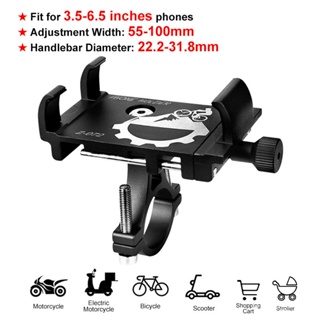 Bicycle Cell Phone Holder Mount Handlebar Supports Aluminum Motorcycle Bike Phone Stand for All Smartphones Bicycle Acce