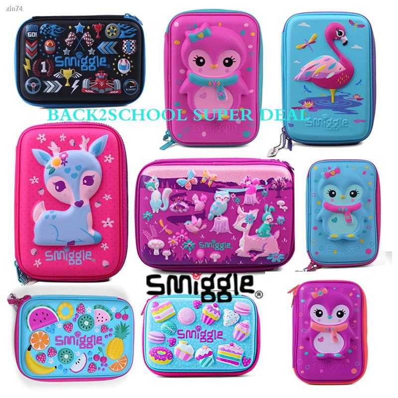 ↂ❃Authentic smiggle hardtop pencil case (free pencil gift bag)(original stock, same day delivery)