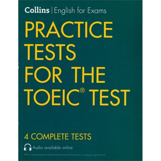 หนังสือ Collins English for Exams PRACTICE TESTS FOR THE TOEIC TEST สนพ.HARPER COLLINS UK หนังสือต่างประเทศ BK3