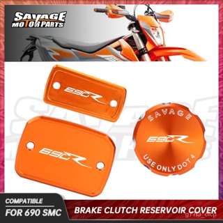 Front Rear Brake Clutch Reservoir Cover For 690 SMC-R Enduro R 2014-2022 Motorcycle Accessories Fluid Oil Caps CNC Alumi