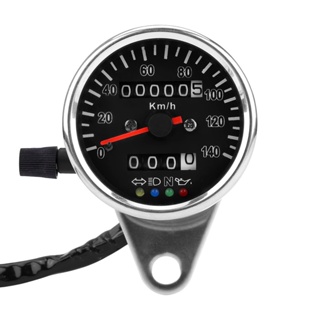 Universal Motorcycle Speedometer Odometer Gauge Dual Speed Meter with LCD Indicator Vintage Modification Accessory Hot S