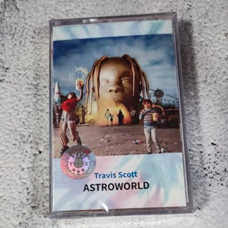 เทปคาสเซ็ต Travis Scott Astroworld อัลบั้มใหม่ยังไม่ได้เปิด